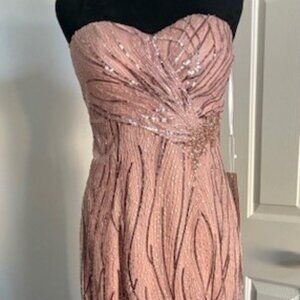 Montage by Mon Cheri Mauve evening gown, Size 6